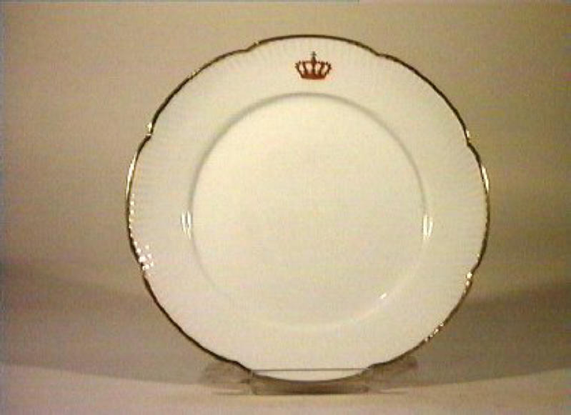 corona Savoia (piatto) - manifattura Richard-Ginori (sec. XIX)