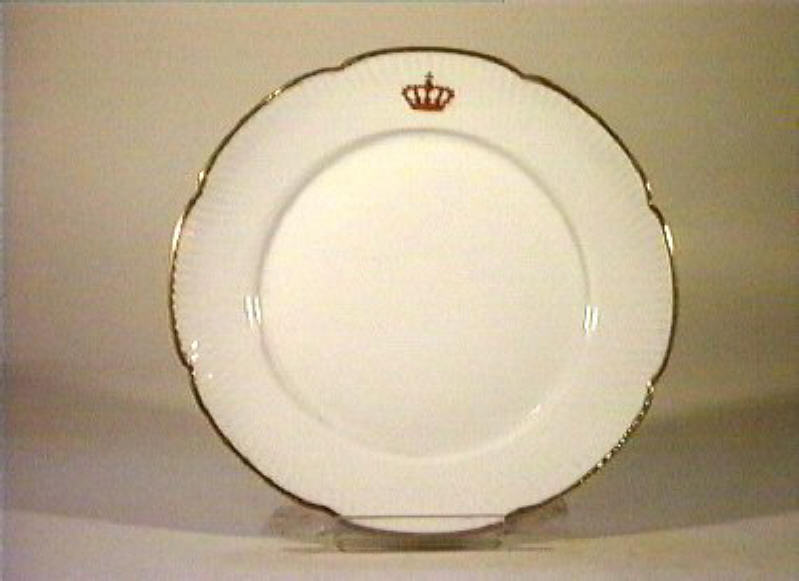 corona Savoia (piatto) - manifattura Richard-Ginori (sec. XIX)