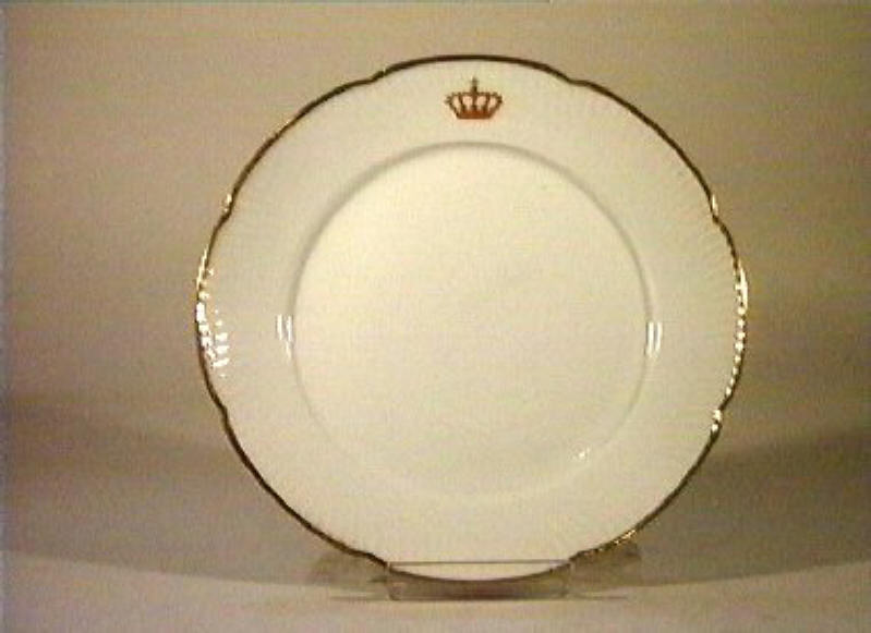 corona Savoia (piatto) - manifattura Richard-Ginori (sec. XIX)