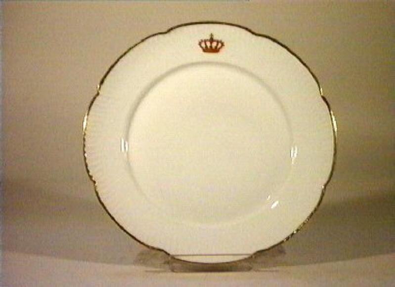 corona Savoia (piatto) - manifattura Richard-Ginori (sec. XIX)