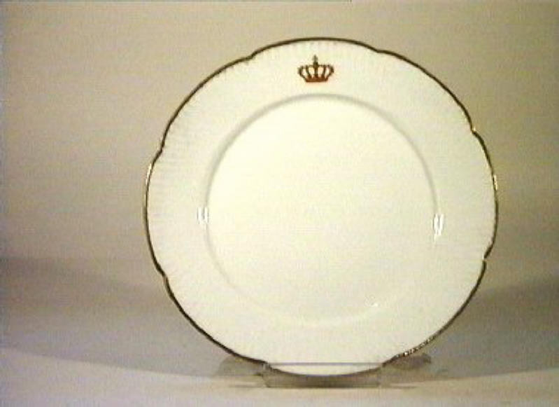 corona Savoia (piatto) - manifattura Richard-Ginori (sec. XIX)