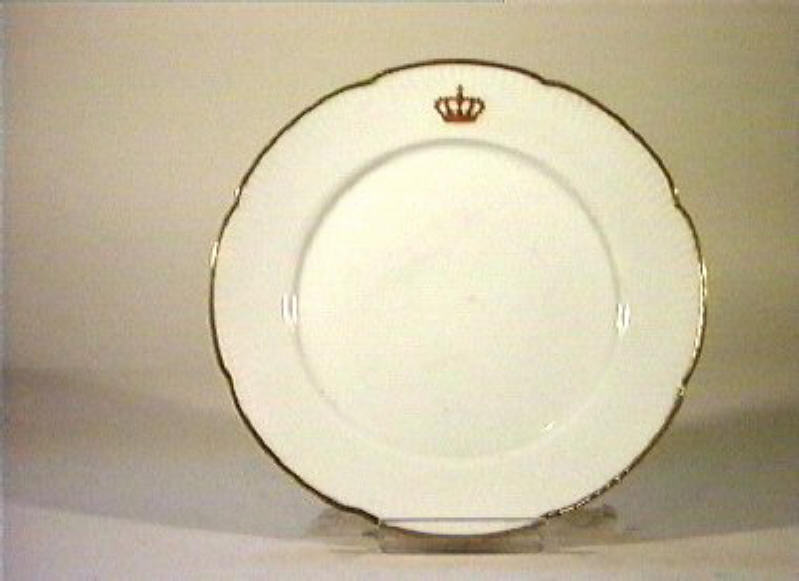 corona Savoia (piatto) - manifattura Richard-Ginori (sec. XIX)
