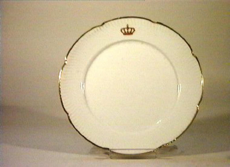 corona Savoia (piatto) - manifattura Richard-Ginori (sec. XIX)