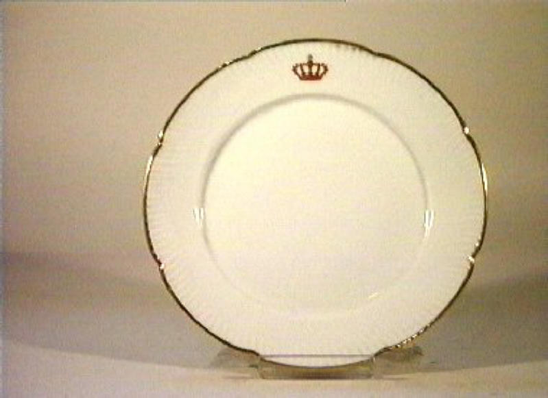 corona Savoia (piatto) - manifattura Richard-Ginori (sec. XIX)