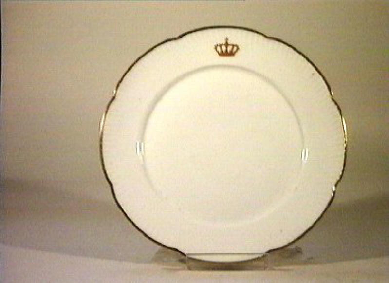 corona Savoia (piatto) - manifattura Richard-Ginori (sec. XIX)