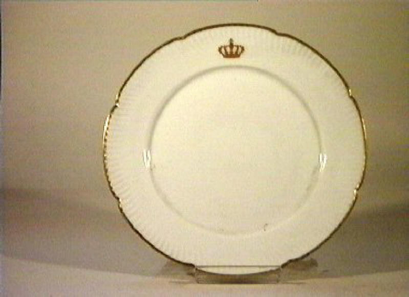 corona Savoia (piatto) - manifattura Richard-Ginori (sec. XIX)
