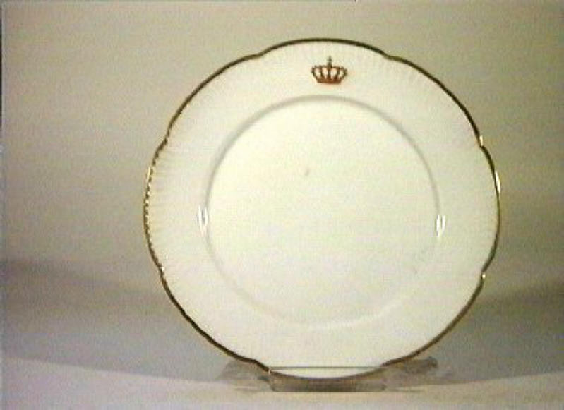 corona Savoia (piatto) - manifattura Richard-Ginori (sec. XIX)