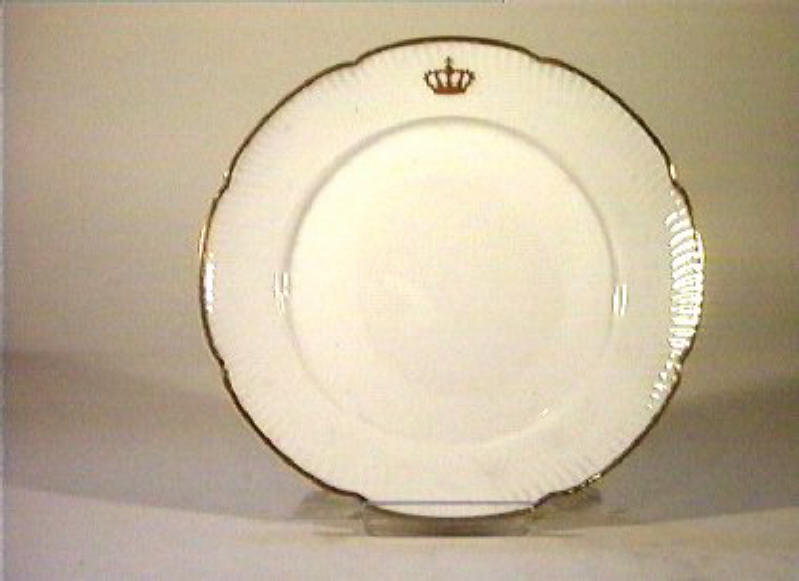 corona Savoia (piatto) - manifattura Richard-Ginori (sec. XIX)