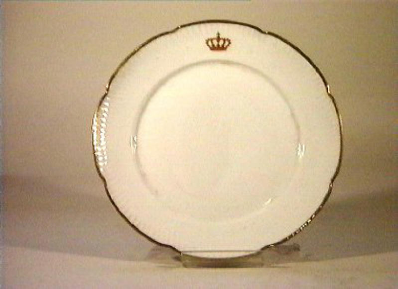 corona Savoia (piatto) - manifattura Richard-Ginori (sec. XIX)