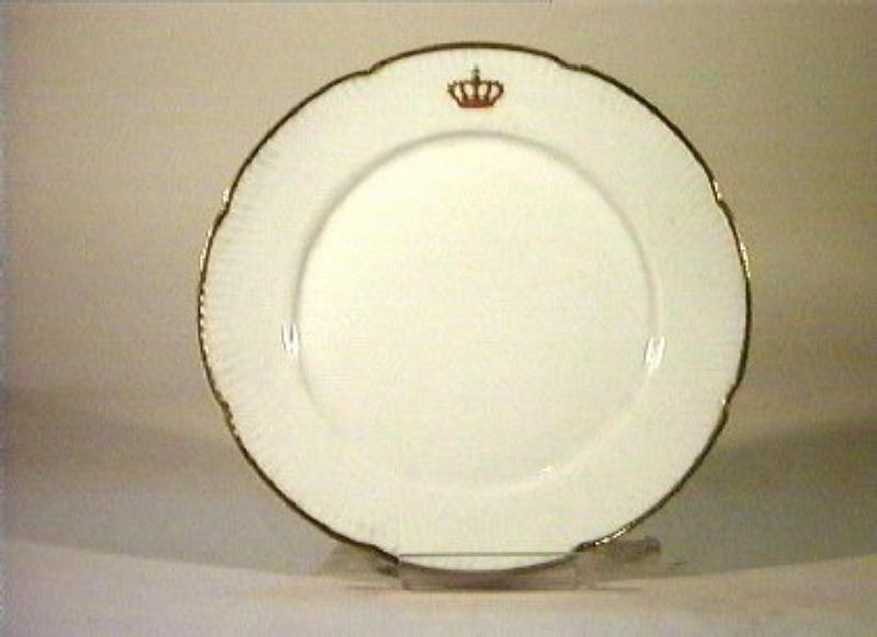 corona Savoia (piatto) - manifattura Richard-Ginori (sec. XIX)