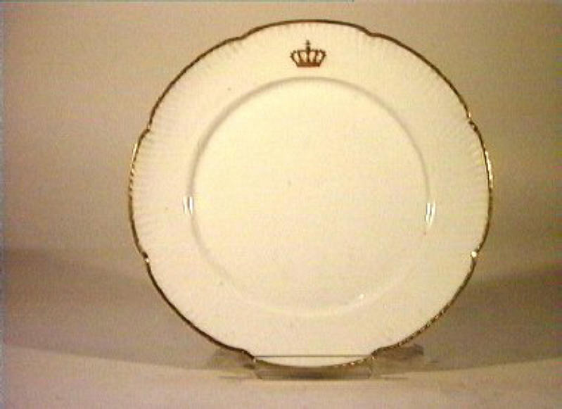 corona Savoia (piatto) - manifattura Richard-Ginori (sec. XIX)