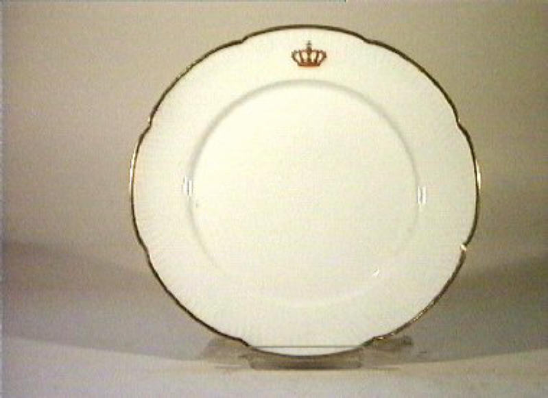 corona Savoia (piatto) - manifattura Richard-Ginori (sec. XIX)