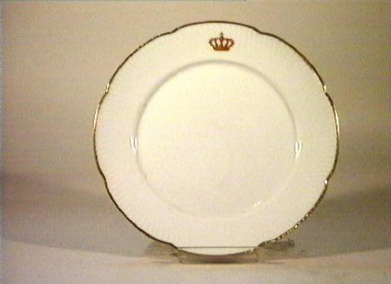 corona Savoia (piatto) - manifattura Richard-Ginori (sec. XIX)