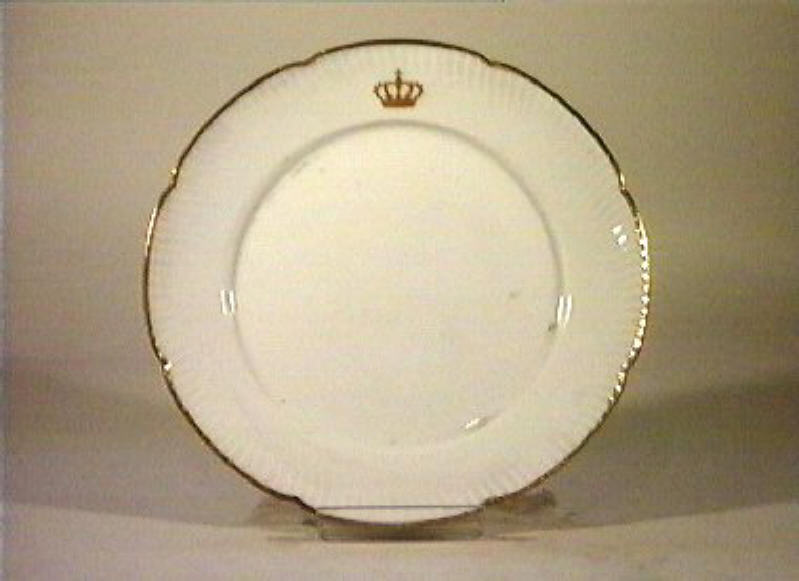 corona Savoia (piatto) - manifattura Richard-Ginori (sec. XIX)