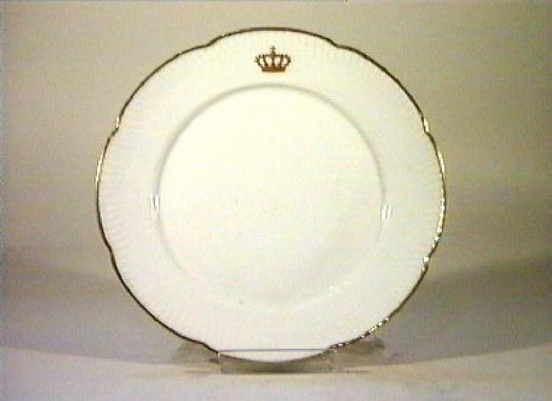 corona Savoia (piatto) - manifattura Richard-Ginori (sec. XIX)