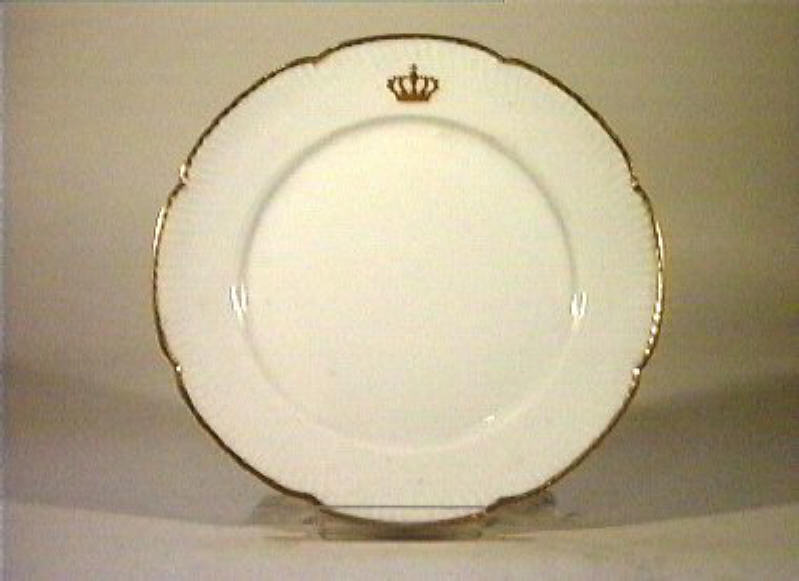 corona Savoia (piatto) - manifattura Richard-Ginori (sec. XIX)