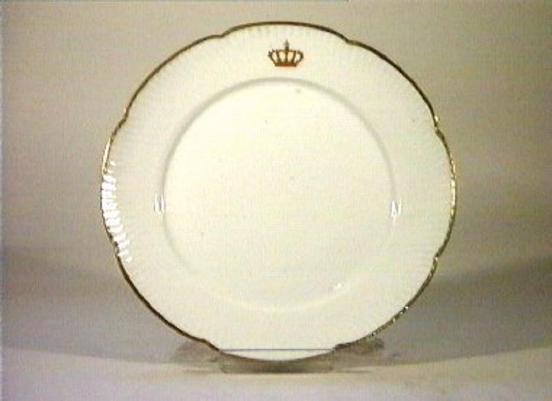 corona Savoia (piatto) - manifattura Richard-Ginori (sec. XIX)
