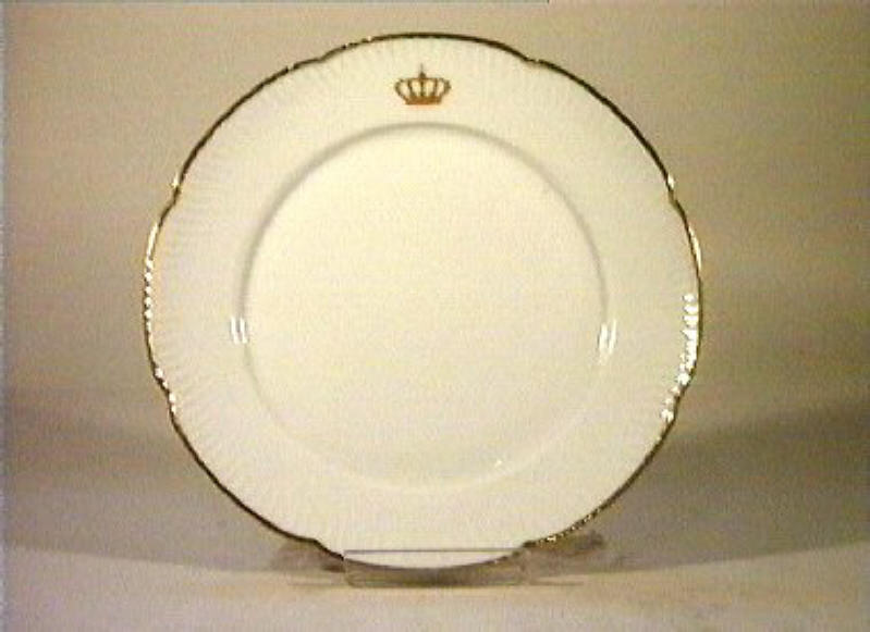 corona Savoia (piatto) - manifattura Richard-Ginori (sec. XIX)