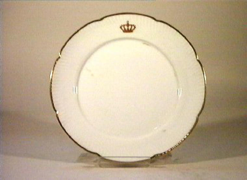 corona Savoia (piatto) - manifattura Richard-Ginori (sec. XIX)
