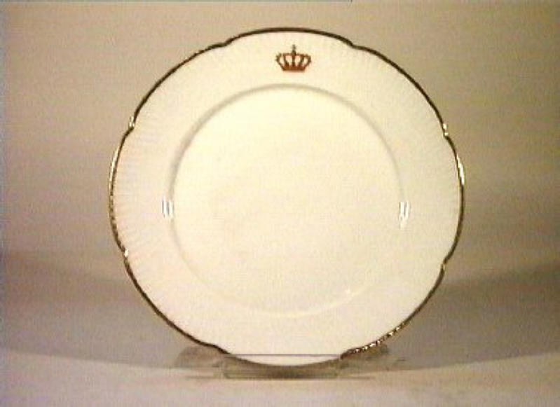 corona Savoia (piatto) - manifattura Richard-Ginori (sec. XIX)