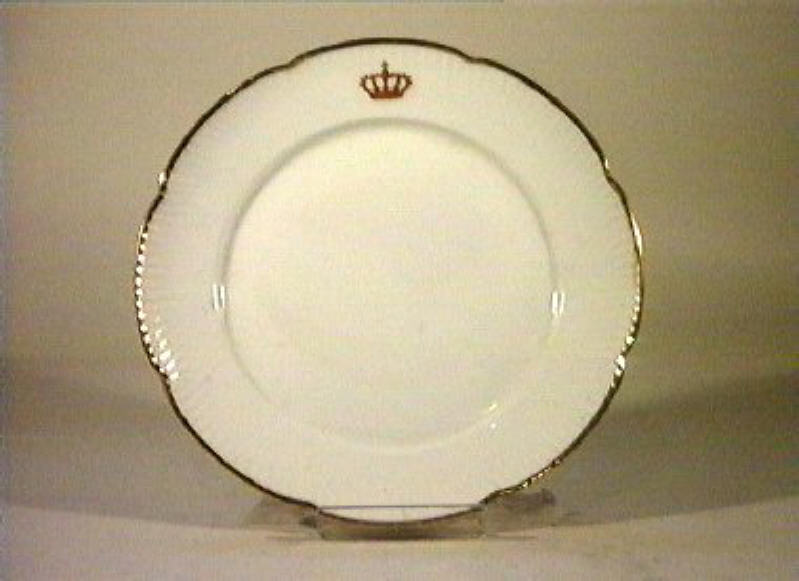 corona Savoia (piatto) - manifattura Richard-Ginori (sec. XIX)