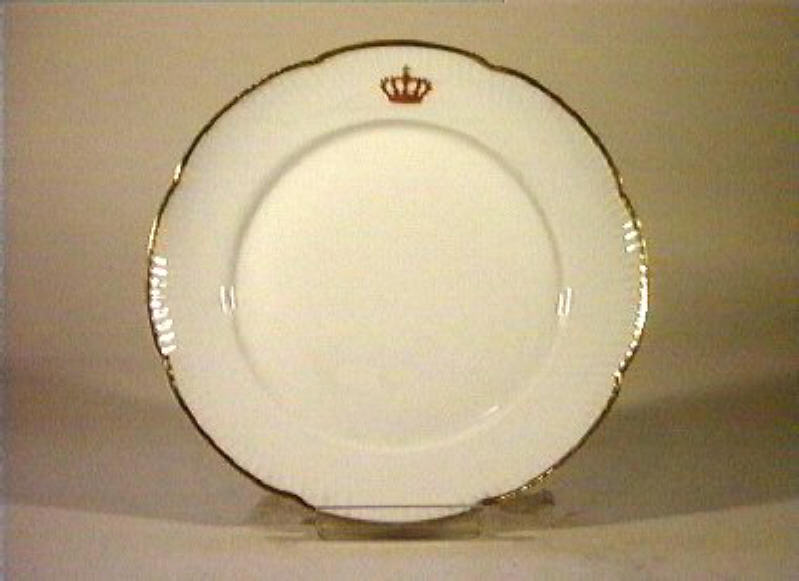 corona Savoia (piatto) - manifattura Richard-Ginori (sec. XIX)