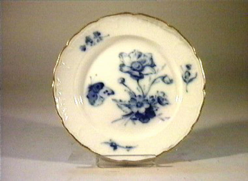 motivi decorativi vegetali e animali (piatto) - manifattura reale di Prussia (sec. XIX)