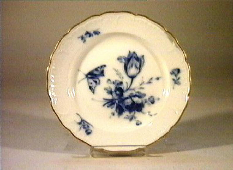 motivi decorativi vegetali e animali (piatto) - manifattura reale di Prussia (sec. XIX)