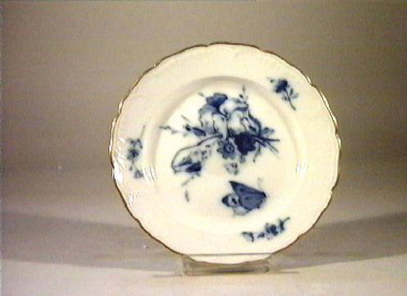 motivi decorativi vegetali e animali (piatto) - manifattura reale di Prussia (sec. XIX)