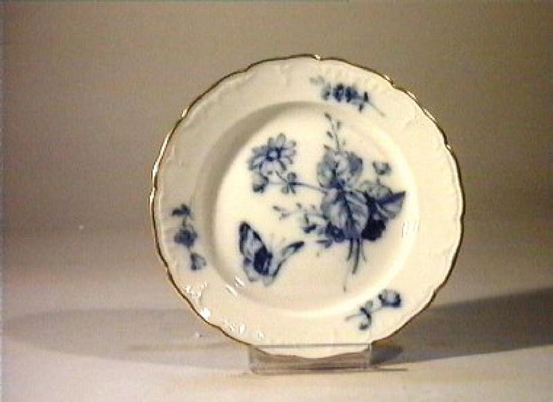 motivi decorativi vegetali e animali (piatto) - manifattura reale di Prussia (sec. XIX)