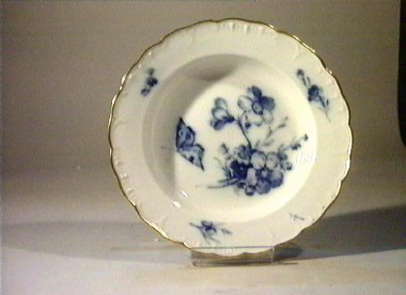 motivi decorativi vegetali e animali (piatto) - manifattura reale di Prussia (sec. XIX)