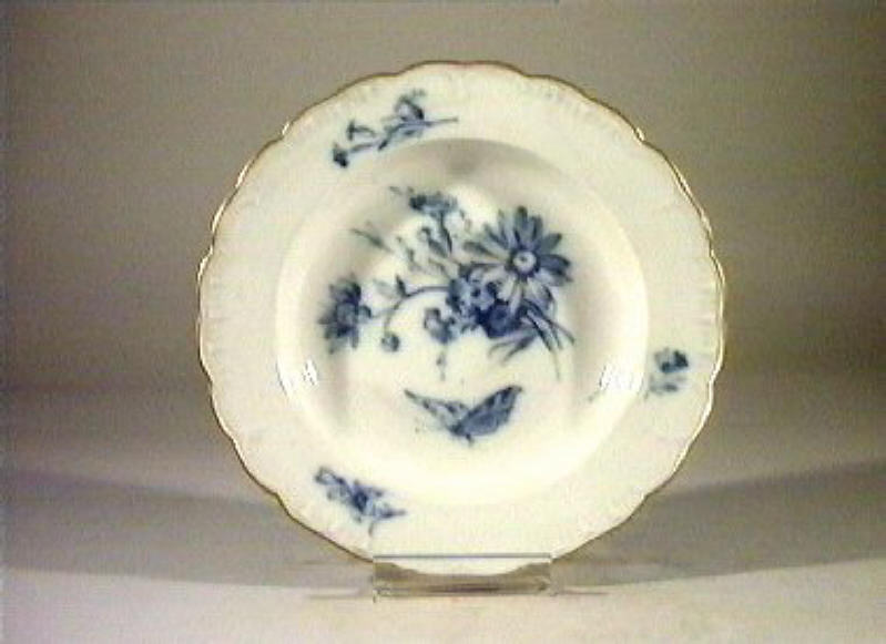 motivi decorativi vegetali e animali (piatto fondo) - manifattura reale di Prussia (sec. XIX)