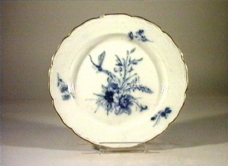 motivi decorativi vegetali e animali (piatto) - manifattura reale di Prussia (sec. XIX)