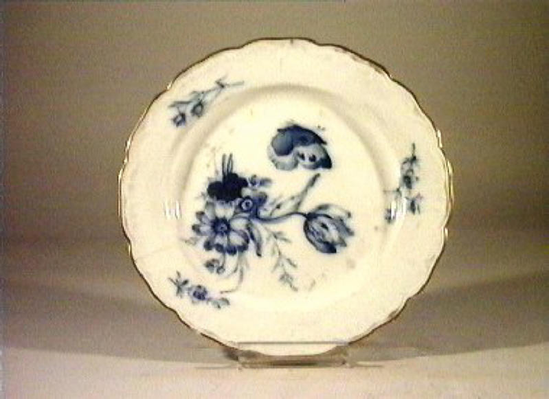 motivi decorativi vegetali e animali (piatto) - manifattura reale di Prussia (sec. XIX)