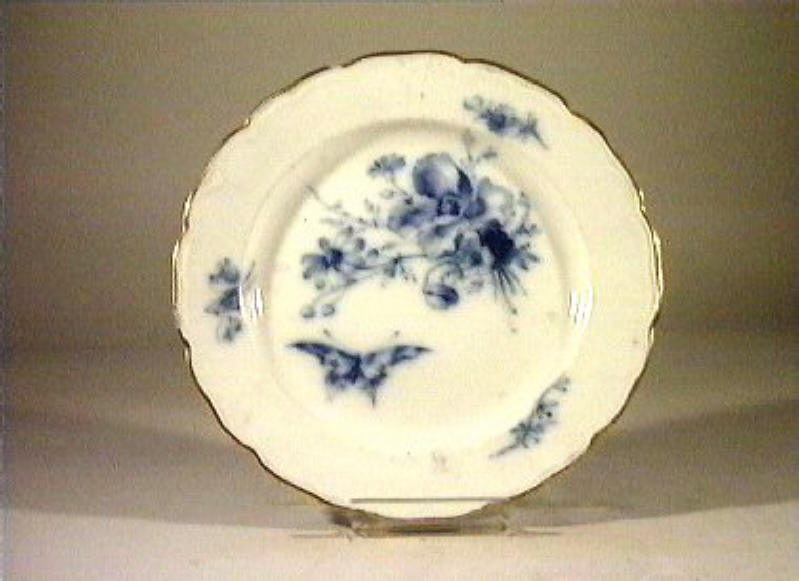 motivi decorativi vegetali e animali (piatto) - manifattura reale di Prussia (sec. XIX)