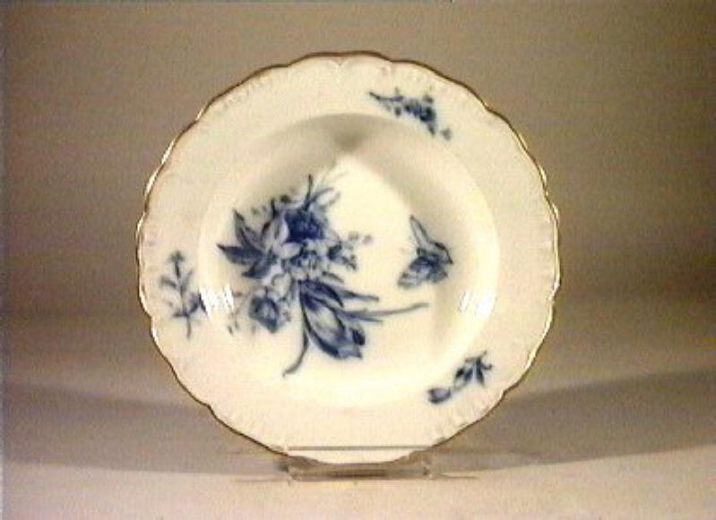 motivi decorativi vegetali e animali (piatto fondo) - manifattura reale di Prussia (sec. XIX)