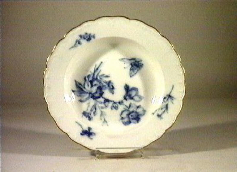 motivi decorativi vegetali e animali (piatto fondo) - manifattura reale di Prussia (sec. XIX)