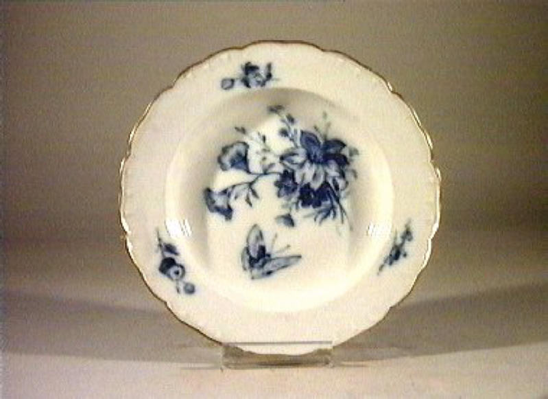 motivi decorativi vegetali e animali (piatto fondo) - manifattura reale di Prussia (sec. XIX)