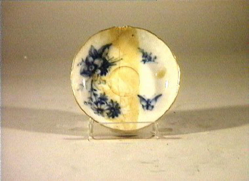 motivi decorativi vegetali e animali (piattino) - manifattura reale di Prussia (sec. XIX)