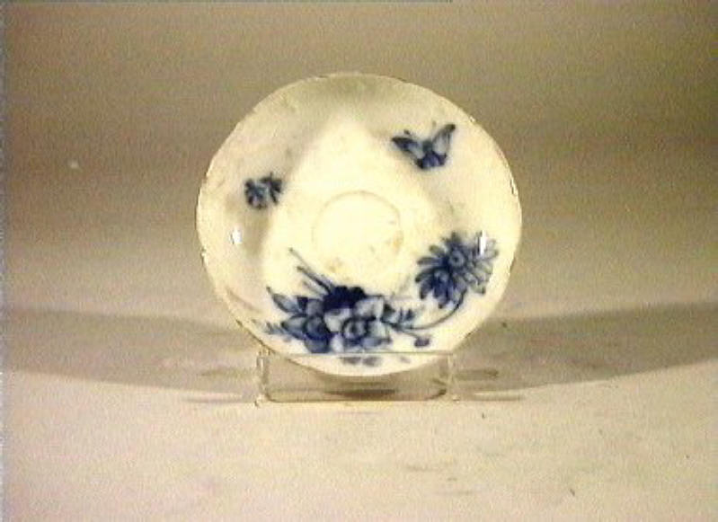 motivi decorativi vegetali e animali (piattino) - manifattura reale di Prussia (sec. XIX)