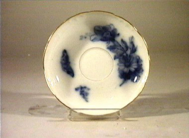 motivi decorativi vegetali e animali (piattino) - manifattura reale di Prussia (sec. XIX)