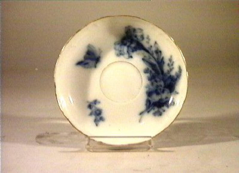 motivi decorativi vegetali e animali (piattino) - manifattura reale di Prussia (sec. XIX)