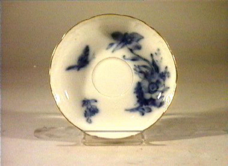 motivi decorativi vegetali e animali (piattino) - manifattura reale di Prussia (sec. XIX)