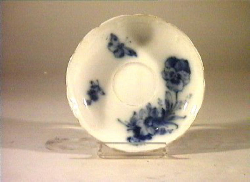 motivi decorativi vegetali e animali (piattino) - manifattura reale di Prussia (sec. XIX)