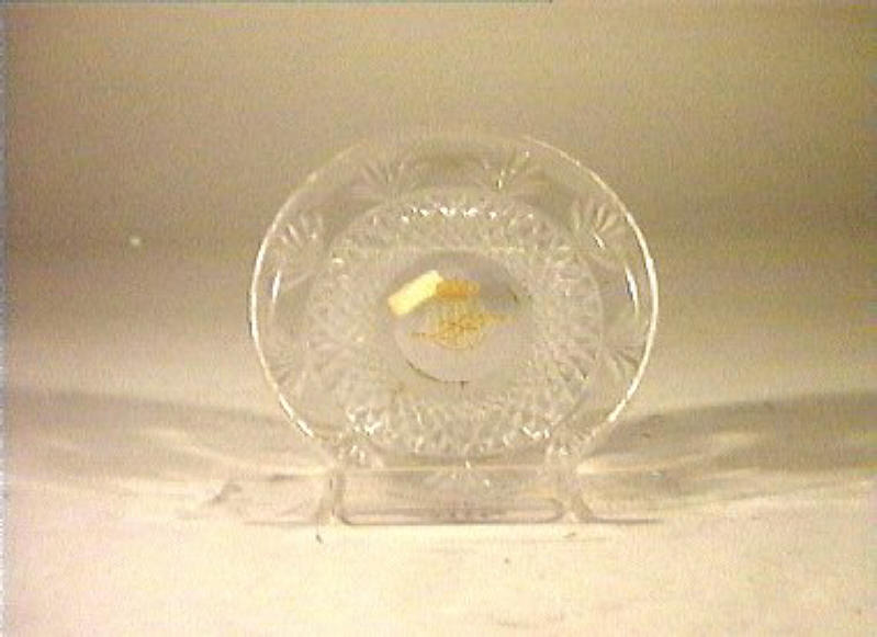 piattino - bottega italiana (sec. XIX)