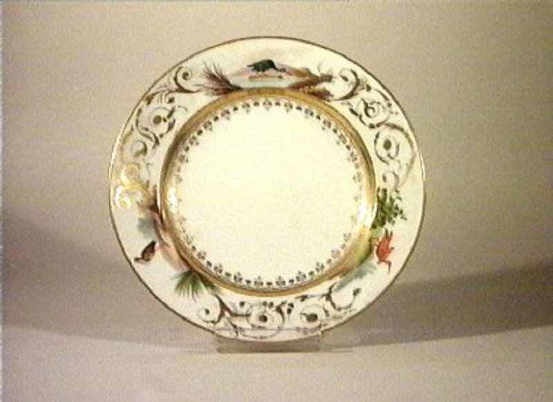 motivi decorativi vegetali (piatto) di Giovine Raffaele (sec. XIX)