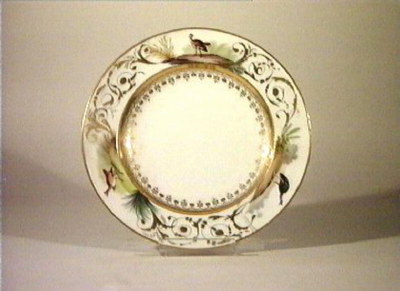 motivi decorativi vegetali (piatto) di Giovine Raffaele (sec. XIX)