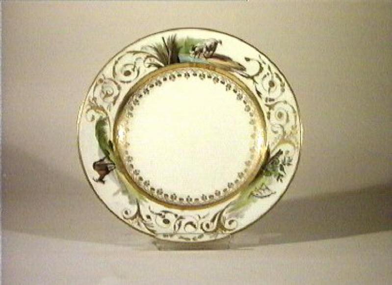 motivi decorativi vegetali (piatto) di Giovine Raffaele (sec. XIX)