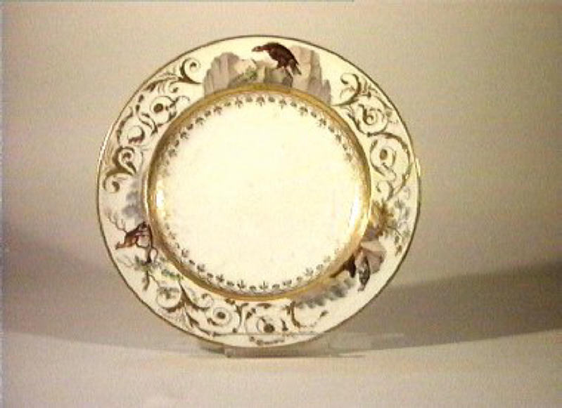 motivi decorativi vegetali (piatto) di Giovine Raffaele (sec. XIX)