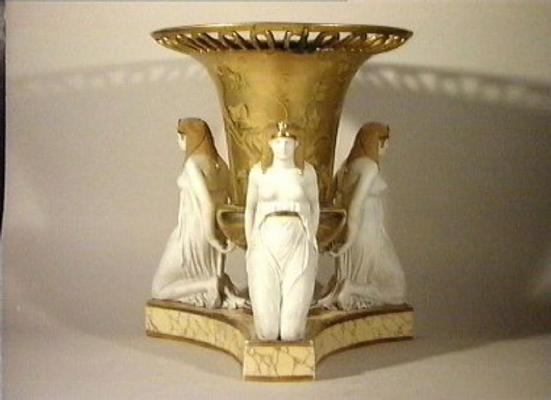 figura femminile (centrotavola) - manifattura Poulard Prad (sec. XIX)